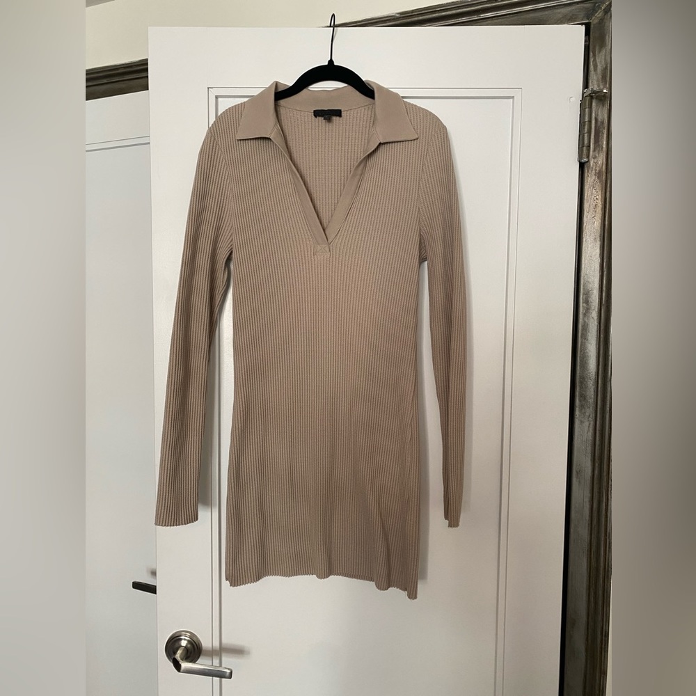 The Range Long Sleeve Polo Mini Dress - Picture 6 of 6